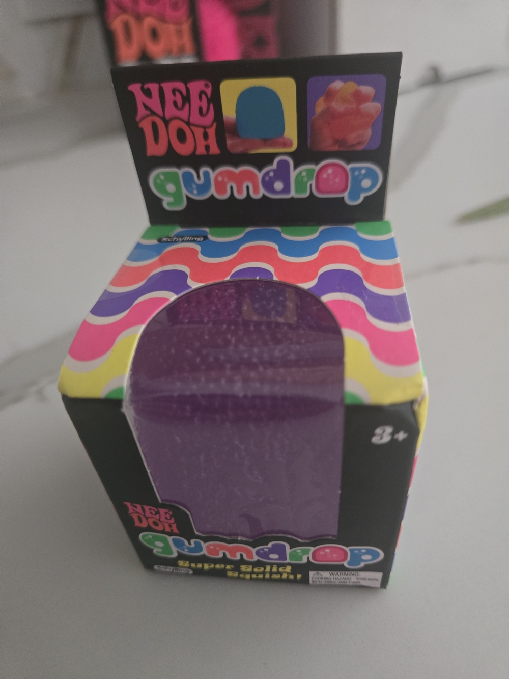NeeDoh Gumdrop Kids Squishy Sensory Toy - Purple